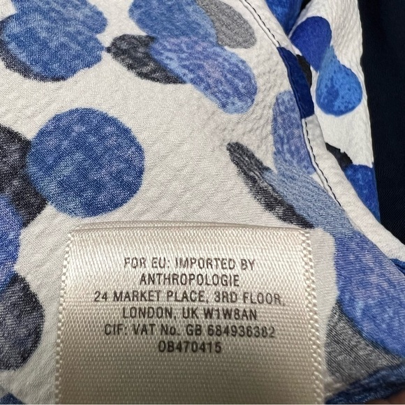 Anthropologie Deletta Weekdays Polka Dot Layered Tank Top Sleeveless V-neck - Picture 9 of 10